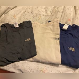 3 The North Face Vaporwick (dry fit) shirts, excellent condition